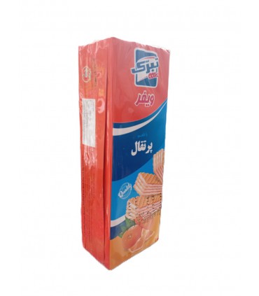ویفر باطعم پرتقالی تبرک - 120 گرم