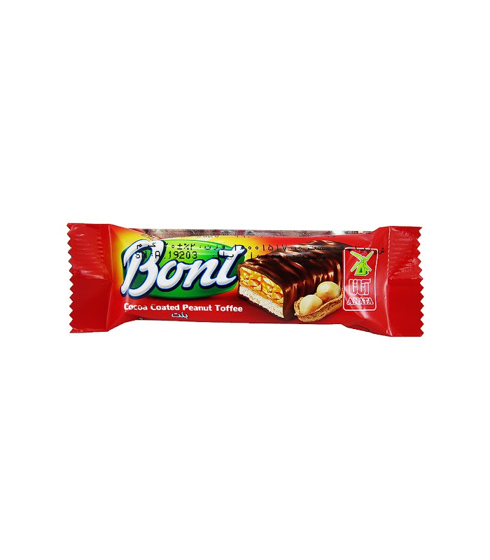 تافی دو لایه بادام زمینی با روکش کاکائویی بنت آناتا- 20 گرم 🍫🥜
