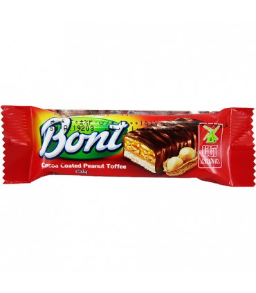 تافی دو لایه بادام زمینی با روکش کاکائویی بنت آناتا- 20 گرم 🍫🥜