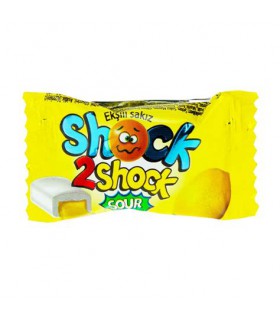 آدامس مغزدار با طعم لیموترش شوک ترکیه | بدون شکر و سالم 🍋🍬