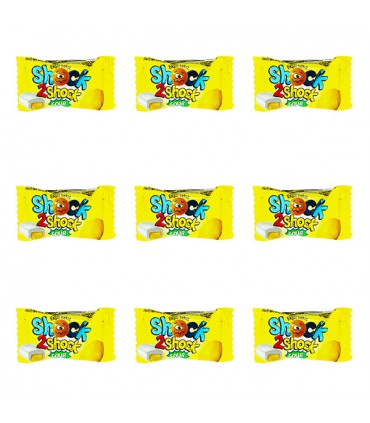 آدامس مغزدار با طعم لیموترش شوک ترکیه | بدون شکر و سالم 🍋🍬