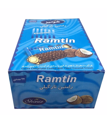 ویفر شکلاتی رامتین نارگیلی شونیز 23 گرمی | خوش‌طعم، ترد و سرشار از عطر نارگیل