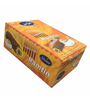 ویفر شکلاتی رامتین کاپوچینو شونیز 23 گرمی | خوش‌طعم، ترد و سرشار از عطر نارگیل