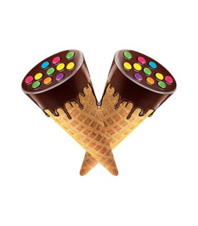 شکلات قیفی مغزدار لیدی رز