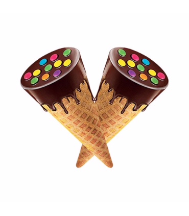 شکلات قیفی مغزدار لیدی رز