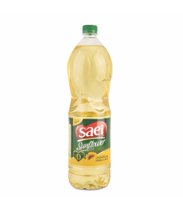 خرید روغن مایع آفتابگردان ساعی 810 گرم | بدون کلسترول، ویتامین D و E