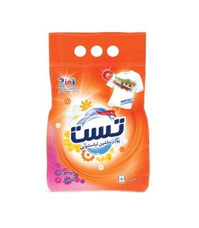 پودر ماشین لباسشویی تست مدل جشنواره گل مقدار 4 کیلوگرم