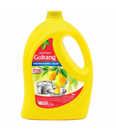 مایع ظرفشویی گلرنگ مدل Lemon وزن 3500 گرم