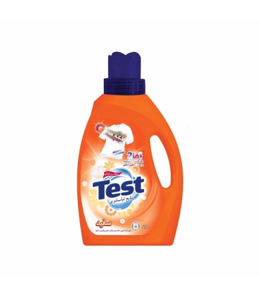 مایع ماشین لباسشویی تست مدل سفید حجم 1 لیتر