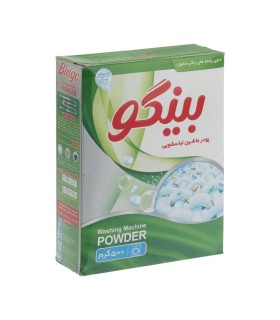 پودر ماشین لباسشویی بینگو مدل Green وزن 500 گرم