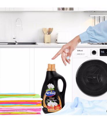 مایع لباسشویی اکتیو مخصوص لباس های تیره حجم 2500 گرم