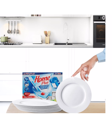 قرص ماشین ظرفشویی هوم پلاس مدل Lemon بسته 24 عددی