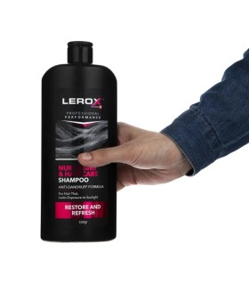 شامپو مو لروکس مدل Nurturing & Hair Care وزن 550 گرم