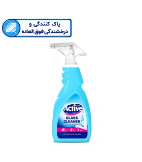 شيشه پاک کن اکتیو مدل آبی حجم 500 میلی لیتر
