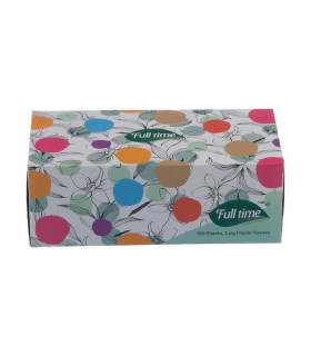 دستمال کاغذی 150 برگ فول تایم طرح جعبه مقوایی مدل لیلیوم