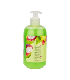 مایع دستشویی صدفی سبز اکتیو مدل Fruity series با رایحه میوه های جنگلی حجم 450 میلی لیتر