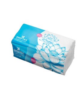 دستمال کاغذی 100 برگ ایزی پیک مدل گل بسته 4 عددی