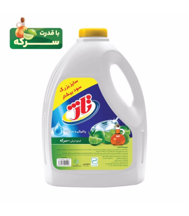 مایع ظرفشویی تاژ مدل لیمو و جوش شیرین وزن 3.75 کیلوگرم