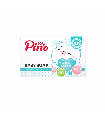 صابون نوزاد و کودک پینو بیبی مدل کرمی وزن 75 گرم