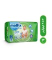 پوشک کودک مولفیکس مدل چسبی سایز 3 بسته 38 عددی