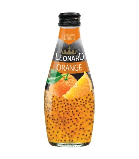 نوشیدنی تخم شربتی با طعم پرتقال لئونارد