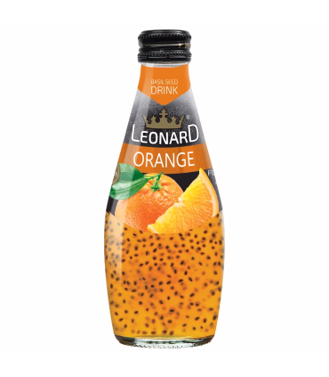 نوشیدنی تخم شربتی با طعم پرتقال لئونارد