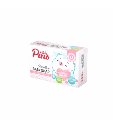 صابون نوزاد و کودک پینو بیبی مدل کرمی وزن 75 گرم