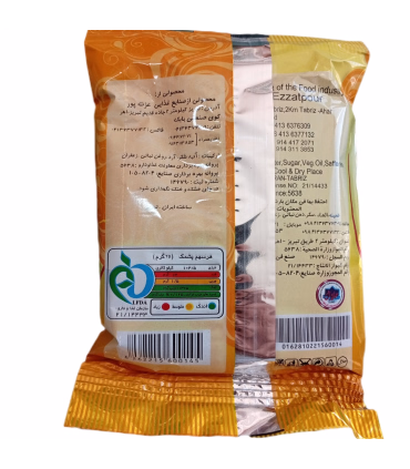 پشمک زعفرانی شیرین چشمه 60گرمی