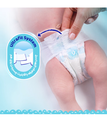 پوشک چسبی بچه مای بیبی مدل کانال دار شماره 0 سایز Newborn بسته 22 عددی