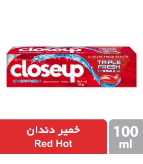 خمیر دندان کلوس آپ سری Ever Fresh مدل Red Hot وزن 125 گرم