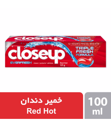 خمیر دندان کلوس آپ سری Ever Fresh مدل Red Hot وزن 125 گرم