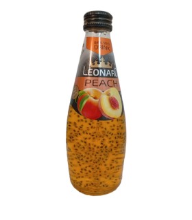 نوشیدنی لئونارد با طعم هلو و تخم ریحان - 300 میلی لیتر