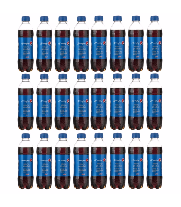 نوشابه گازدار پپسی با طعم کولا - 300 میلی لیتر بسته 24 عددی