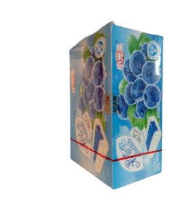 آدامس چینی مغزدار با طعم بلوبری بسته 60 عددی