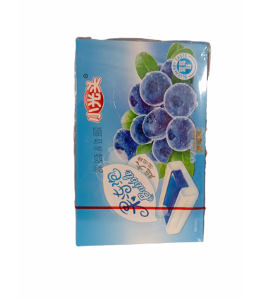 آدامس چینی مغزدار با طعم بلوبری بسته 60 عددی