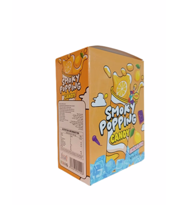 آبنبات جرقه‌ای دودزا Smoky Popping – طعم لیمو و انبه