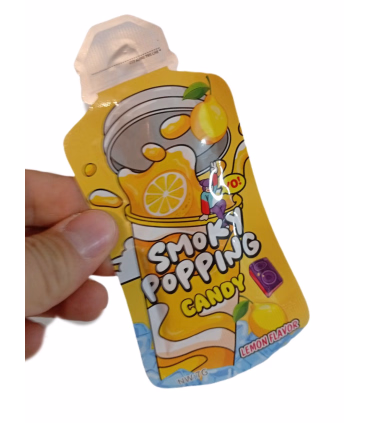 آبنبات جرقه‌ای دودزا Smoky Popping – طعم لیمو و انبه