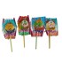 🍭 آبنبات چوبی میوه ای لیسمک آدرین  | طعم میوه تازه و خاطره انگیز بسته 4 عددی