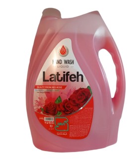 مایع دستشویی لطیفه مدل Red Rose صدفی ۳۷۰۰ گرم