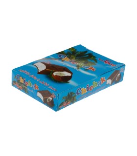 شکلات مغز دار نارگیلی با روکش کاکائویی چیچک - 22.5 گرم بسته 24 عددی