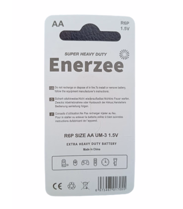 باتری قلمی انرژی AA Heavy Duty – بسته دو عددی، پرقدرت