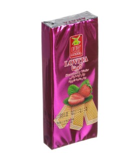 ویفر توت فرنگی لاویتا آناتا ۳۰ گرمی | طعمی خوشمزه و ملایم با بافتی سبک و ترد