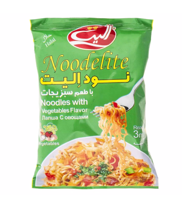 نودل با طعم سبزیجات الیت - 75 گرم