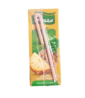 خرید آبمیوه هلو پاکتی سانوسان 200 میلی‌لیتر