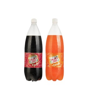 نوشابه گازدار با طعم کولا و پرتقال کانادا درای حجم 1500 میلی لیتر-بسته دو تایی