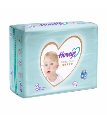 پوشک بچه هانیز سایز 6 | بسته 24 عددی کودک پرتحرک