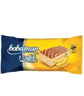 کیک بابامن موزی بابانا - 30 گرم بسته 36 عددی