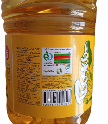 روغن مایع مخلوط توسکا 3 لیتری | مناسب پخت و پز و سرخ کردن | کیفیت بالا