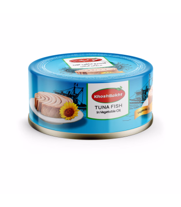 کنسرو ماهی تون در روغن گیاهی خوشبخت - 180 گرم