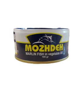 کنسرو تن ماهی در روغن گیاهی مژده- 180 گرم